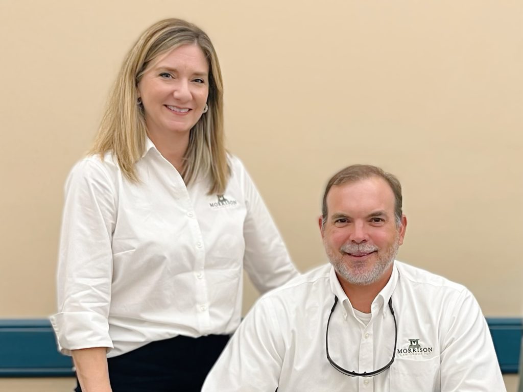 Attorney Chip Morrison and his wife Kim Morrison