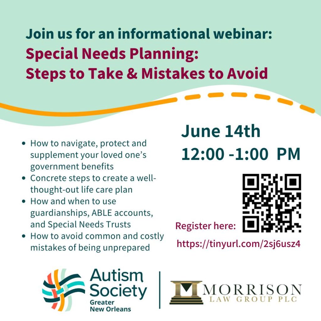 Special Needs Planning Webinar