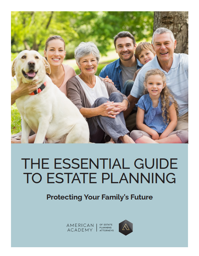 Estate Planning Awareness Guide - Multi-generational Family with a dog