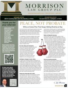 Peace, Not Probate Newsletter April 2025