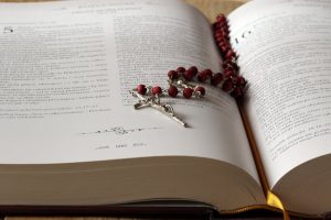 catholic incapacity planning, image of bible and rosary