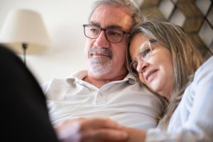 The Medicaid 5-Year Look-Back Rule Explained LA, image of older couple sitting close together
